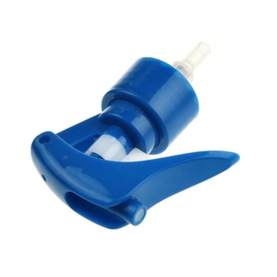 Màu xanh đậm 24/410 Máy phun kích hoạt nhỏ với thiết kế clip được sử dụng để làm sạch các mặt hàng