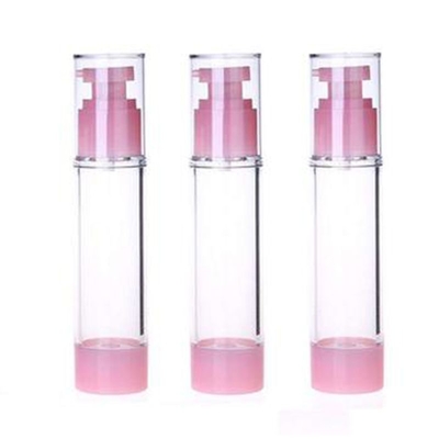 Màu hồng Thường sử dụng nhựa 50ml bình bơm không khí cho chăm sóc cá nhân mỹ phẩm