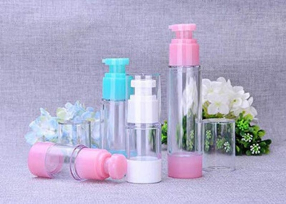 Màu hồng Thường sử dụng nhựa 50ml bình bơm không khí cho chăm sóc cá nhân mỹ phẩm