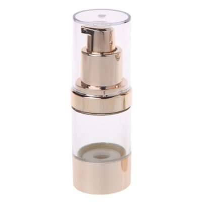 Chất lượng cao nhất vàng nhôm 20ml nhựa máy bơm không khí sử dụng chăm sóc da