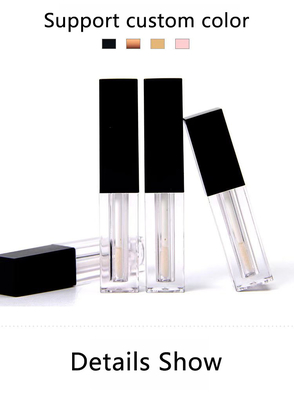 1.2ml Capacity Plastic Square Shape Empty Lip Gloss Tube Container cho Bao bì
