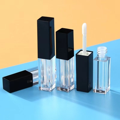 1.2ml Capacity Plastic Square Shape Empty Lip Gloss Tube Container cho Bao bì