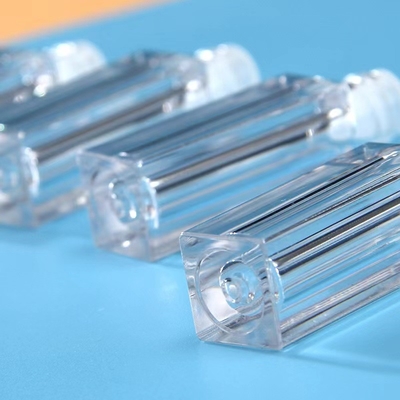 Chuỗi bóng môi rỗng hình vuông được cá nhân hóa màu đen và trong suốt với dung lượng 1,2ml