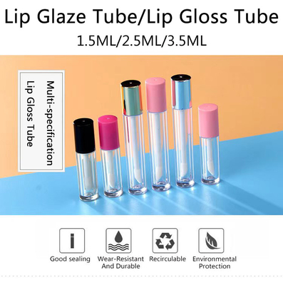 Chuỗi đấm môi 1.5ml 2.5ml 3.5ml tùy chỉnh với vật liệu nhựa