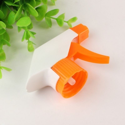 Vòi xịt cò nhựa hình tròn màu cam 28/410 28/415 dùng cho chai lọ làm sạch
