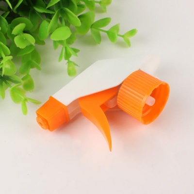 Vòi xịt cò nhựa hình tròn màu cam 28/410 28/415 dùng cho chai lọ làm sạch