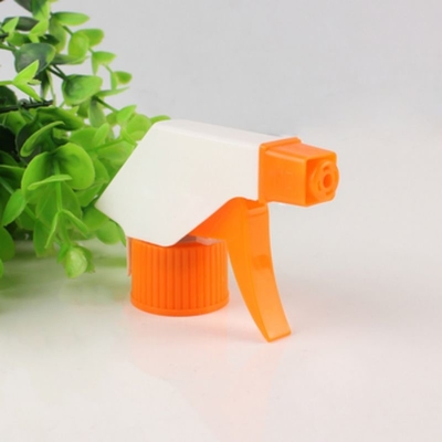 Vòi xịt cò nhựa hình tròn màu cam 28/410 28/415 dùng cho chai lọ làm sạch