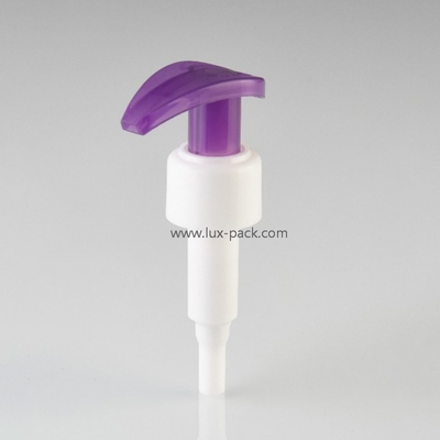 24/410 28/410 Máy bơm kem dưỡng da với công tắc trái-bên phải Vật liệu PP nhựa và nút khép
