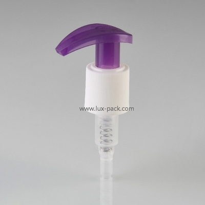 24/410 28/410 Máy bơm kem dưỡng da với công tắc trái-bên phải Vật liệu PP nhựa và nút khép