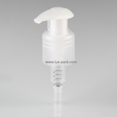Máy bơm kem nhựa màu PP tùy chỉnh cho mỹ phẩm 24mm 28mm