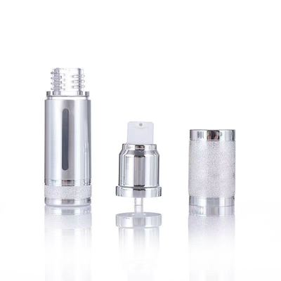Luxury Anodized nhôm không khí máy bơm chai chai rỗng mỹ phẩm chân không cao cấp chăm sóc da serum thùng nhiều dung lượng