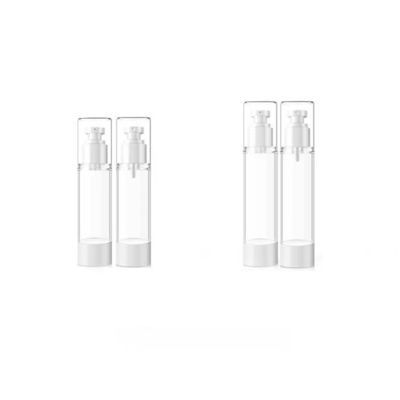 Tùy chỉnh 15ml 30ml 50ml 80ml 100ml 120ml chai nhựa Vakuum Cosmetic Serums Creams chai