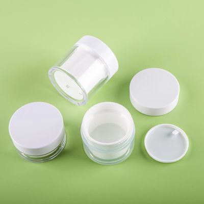 AS PP Double Shell Cream Jar 30g 50g Tùy chỉnh