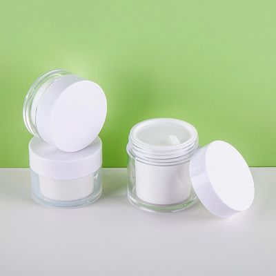 AS PP Double Shell Cream Jar 30g 50g Tùy chỉnh