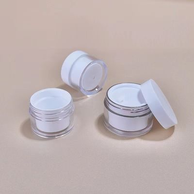 Custom AS PP Cream Jar 15g 50g Double Shell