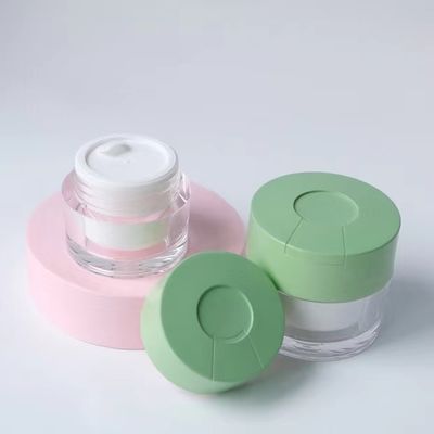 30g 50g Acrylic Cream Jar với muỗng in tùy chỉnh