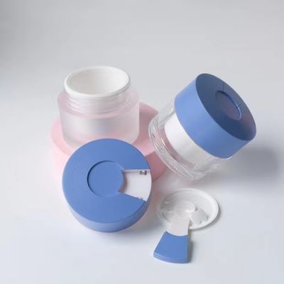 30g 50g Acrylic Cream Jar với muỗng in tùy chỉnh