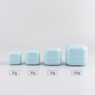 Hũ kem nhựa vuông tùy chỉnh 20g 30g 50g 100g
