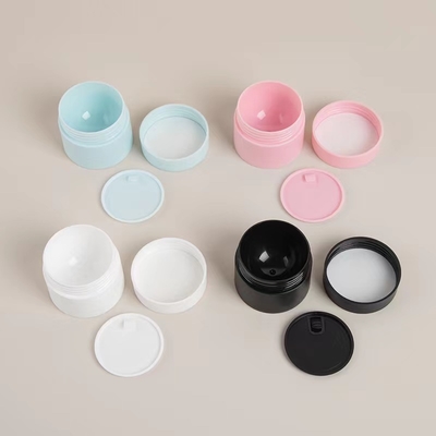 Plastic PP Cream Jar 5g to 50g Custom Colors MOQ 10000pcs