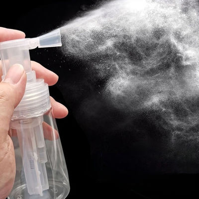 Chiếc chai phun bột nhựa tùy chỉnh với dung lượng 35ml-180ml cho các sản phẩm chăm sóc tóc có cơ chế phun bột
