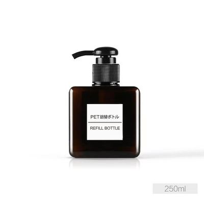 Chai Lọ Sữa Dưỡng PETG Vuông Bán Sỉ với Đầu Bơm cho Sản Phẩm Mỹ Phẩm - MOQ 10000 chiếc