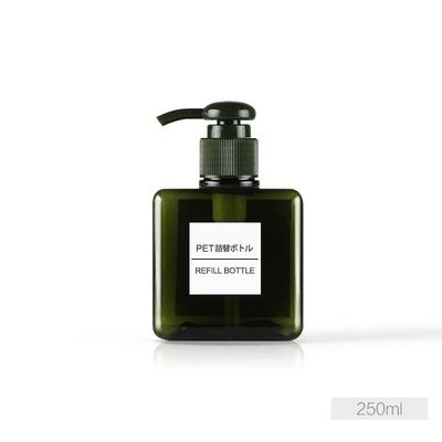 Chai Lọ Sữa Dưỡng PETG Vuông Bán Sỉ với Đầu Bơm cho Sản Phẩm Mỹ Phẩm - MOQ 10000 chiếc