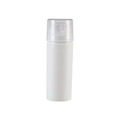 Nhập khẩu bán buôn chai không khí hình vuông PP với nút cắm và nắp trên nắp để in tùy chỉnh bao bì mỹ phẩm