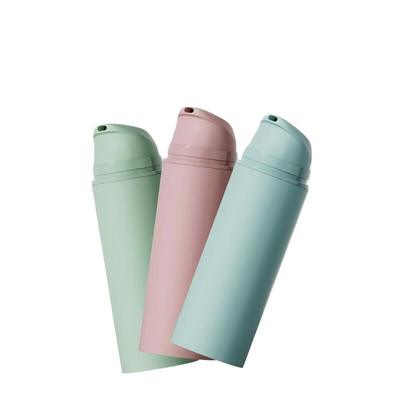 50ml chai bơm không khí có thể lấp đầy lại với in màu tùy chỉnh cho chăm sóc da và mỹ phẩm
