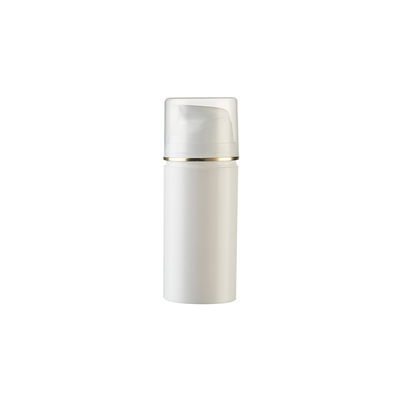 Nhập khẩu bán buôn chai không khí nhựa PP với vòng vàng tia UV và dung lượng 15ml-200ml cho các ứng dụng mỹ phẩm