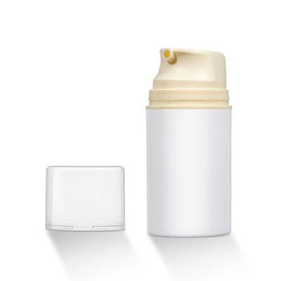 Chai bơm chân không không khí bằng nhựa PP đa kích cỡ 5ml/10ml/15ml dùng cho bao bì mẫu kem, lotion, serum