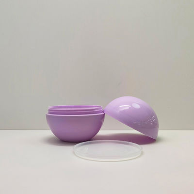 Hũ đựng kem nhựa hình cầu nhẹ 5g-80g với màu sắc tùy chỉnh, PET 100% mới và thời gian giao hàng 20 ngày