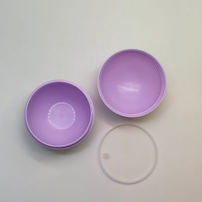 Hũ đựng kem nhựa hình cầu nhẹ 5g-80g với màu sắc tùy chỉnh, PET 100% mới và thời gian giao hàng 20 ngày