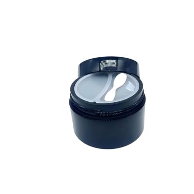 Hũ đựng kem nhựa PP mờ 50g+50g có thìa và vỏ kép dùng cho bao bì mỹ phẩm với thời gian sản xuất 20 ngày
