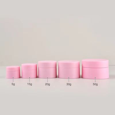 Wholesale 15g Cylinder PP Cream Jar with Customized Silkscreen Print for OEM/ODM Eye and Skin Care