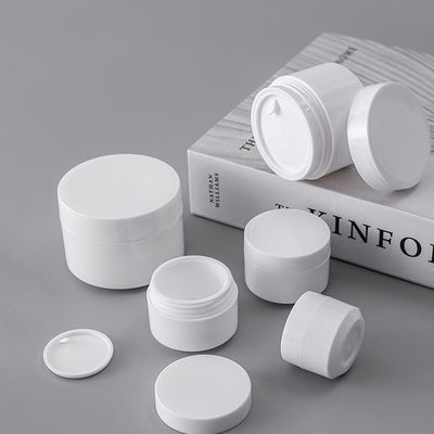 5g 10g 15g 30g 50g Bức tường kép PP Nhựa có thể lấp đầy lại Chăm sóc cá nhân Thùng kem mỹ phẩm với in màn hình lụa