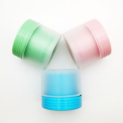 Hũ kem vỏ kép PP mờ màu 80g cho bao bì mỹ phẩm cao cấp