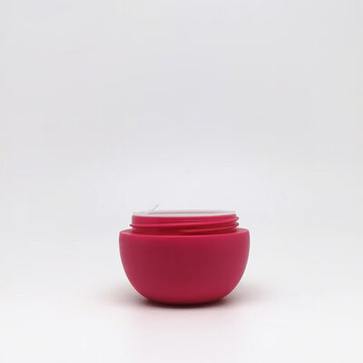 Hộp kem nhựa hình cầu với kích thước 5g 25g 50g 80g với bản in nghệ thuật tùy chỉnh cho bao bì chăm sóc da