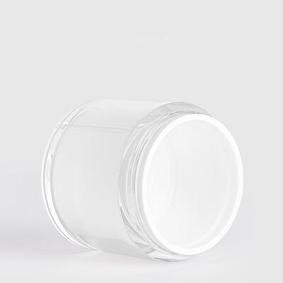 30g 50g 100g PP PS Plastic Cream Jar không khí với máy bơm không khí và Logo tùy chỉnh