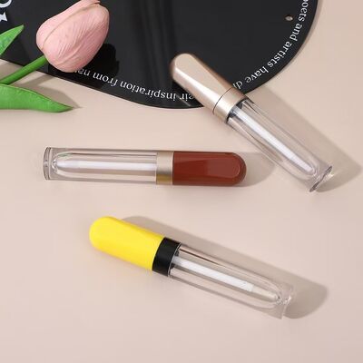 4.5ml ống sợi môi bằng nhựa với màu sắc tùy chỉnh và thiết kế chống rò rỉ cho các sản phẩm chăm sóc môi