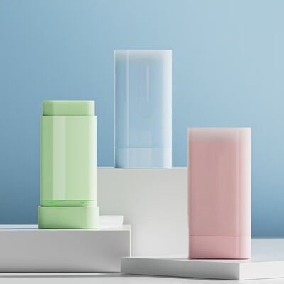 20g Bottom Filling Empty Deodorant Stick với in ấn tùy chỉnh cho các thùng nhựa nhựa có thể lấp đầy lại