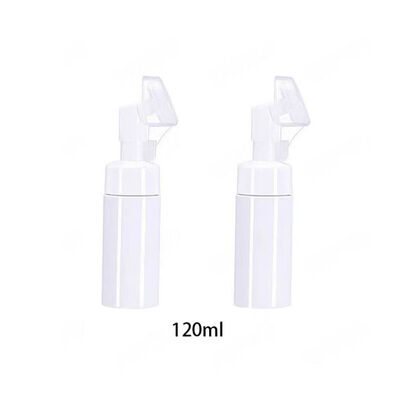 100ml 200ml Thử dụng nhiều lần silicone bàn chải bọt chai với bơm bọt cho mặt làm sạch và xà phòng