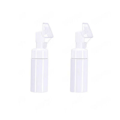 100ml 200ml Thử dụng nhiều lần silicone bàn chải bọt chai với bơm bọt cho mặt làm sạch và xà phòng