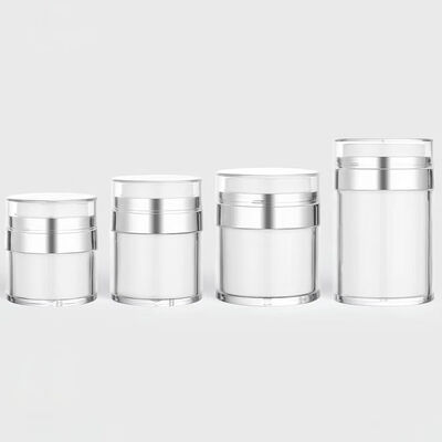 Thiết kế tùy chỉnh chai bơm không khí được nạp lại trong 15/30/50/100ml Kích thước cho chăm sóc da và mỹ phẩm