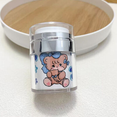 Thiết kế tùy chỉnh chai bơm không khí được nạp lại trong 15/30/50/100ml Kích thước cho chăm sóc da và mỹ phẩm