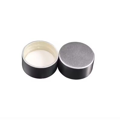 20mm 24mm 28mm Đen Ribbed Smooth Plastic Screw Cap Induction Sealing Gasket cho chai mỹ phẩm