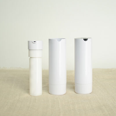 Nhập khẩu bán buôn 30ml 50ml Twist nhựa máy bơm không khí chai với máy bơm kem chân không trong ABS + PP và màu sắc tùy chỉnh