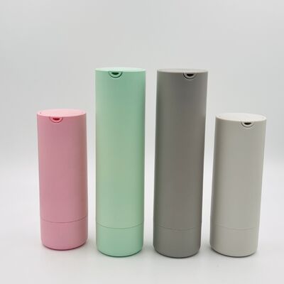 Nhập khẩu bán buôn 30ml 50ml Twist nhựa máy bơm không khí chai với máy bơm kem chân không trong ABS + PP và màu sắc tùy chỉnh