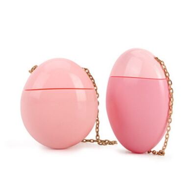 50ml chai kem chống nắng kiểu trứng với chuỗi vàng có thể tháo rời và thiết kế tùy chỉnh cho bao bì mỹ phẩm