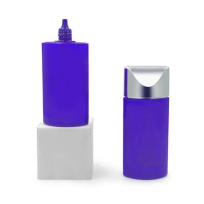 50ml Silver Cap Oval Sunscreen Lotion Bottle - Thùng nhựa mỹ phẩm cho chăm sóc da và kem BB
