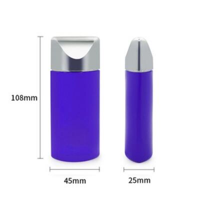 50ml Silver Cap Oval Sunscreen Lotion Bottle - Thùng nhựa mỹ phẩm cho chăm sóc da và kem BB